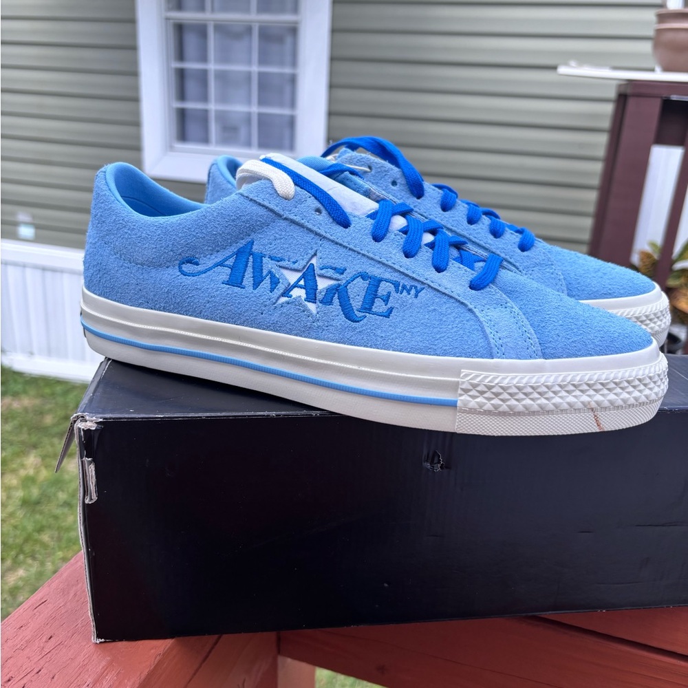 Awake NY Blue converse (brand new) 9.5 men’s